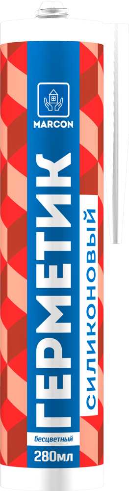 Силиконовый герметик MARCON бесцветный 280 мл